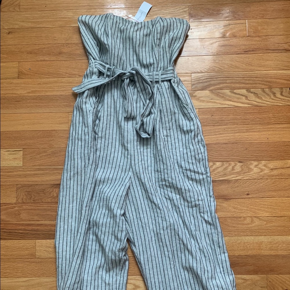 American Eagle Strapless Jumpsuit
